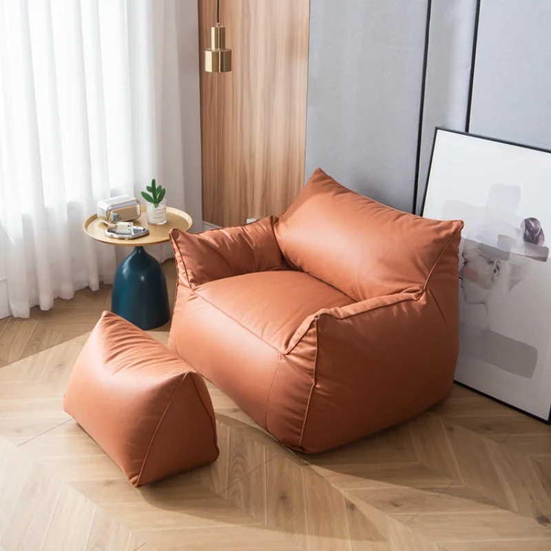 

Lazy Comfortable Sectional Sofa Single Beanbalcony Leisure Lounge Chair Dormitory Back Chair Bedroom Small Sofa Furniture