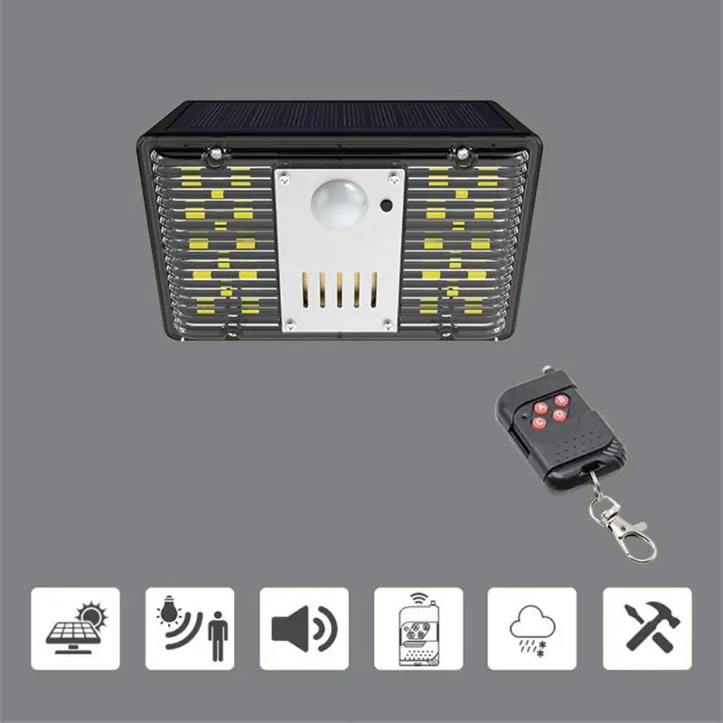 Impermeável Controle Remoto Segurança Alarme Luz, Sensor de Movimento, Sirene, Rv, Home Yard, Hot, 2023