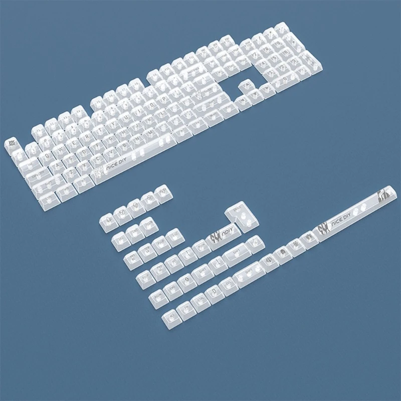 Customizable MDA Profile ABS Keycaps Set for MX Switches, 61/68/75/84/87/98/104/108 Mechanical Keyboards Key Caps Dropship