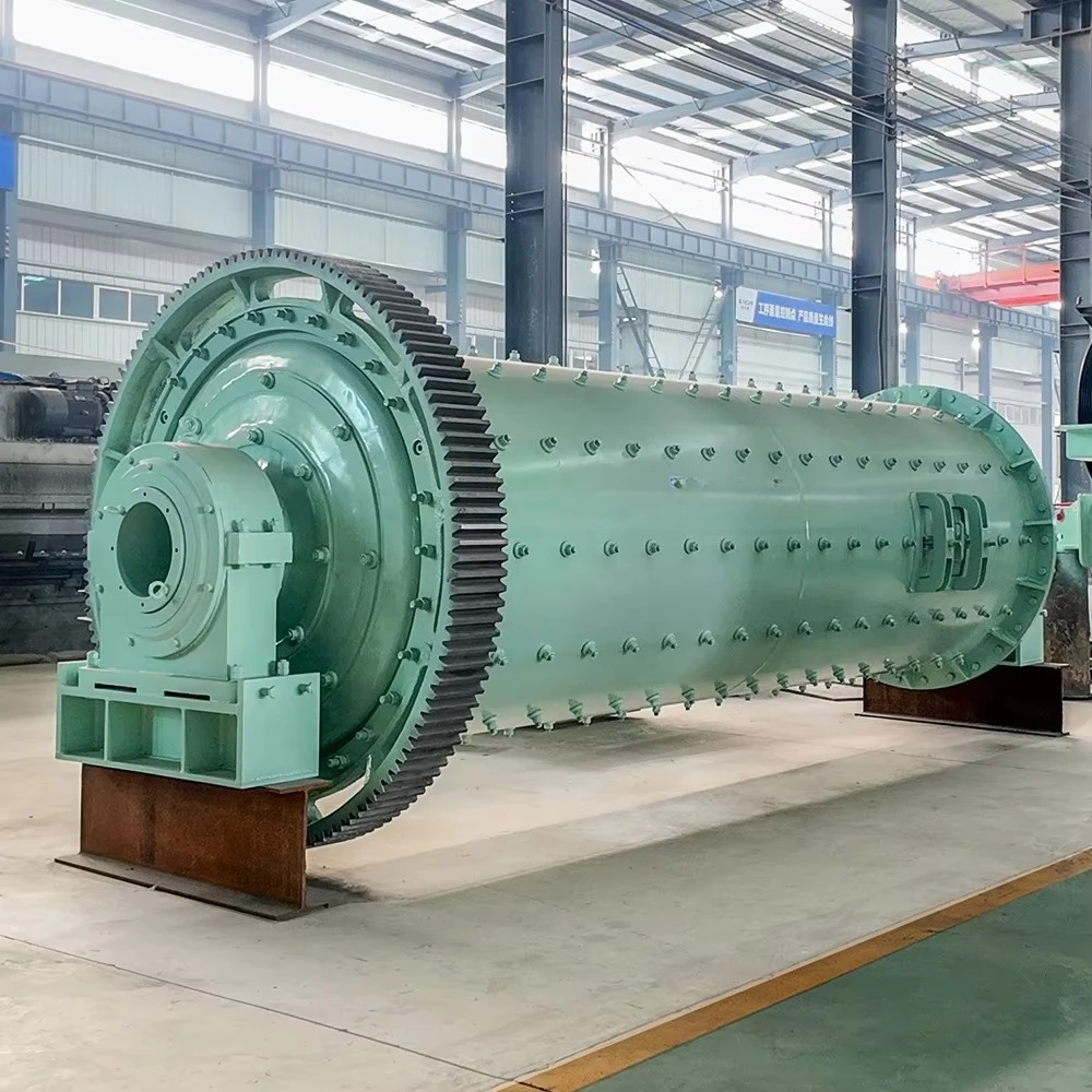 Heavy Duty Ball Mill Grinder Industrial Crushing Grinding Machine for Limestone Cement Rock Ore Processing Customized