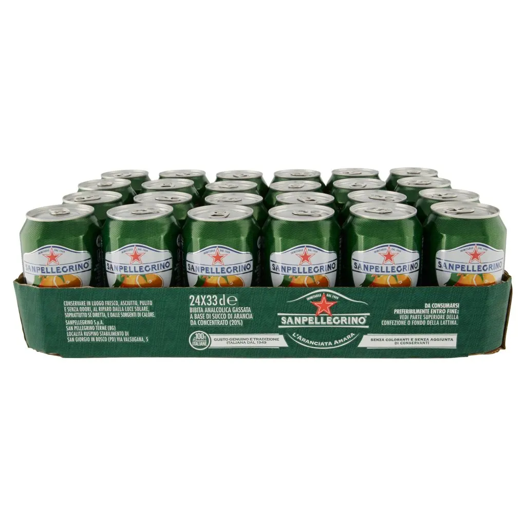San Pellegrino Aranciata Amara 330 ml x24 Schweißen