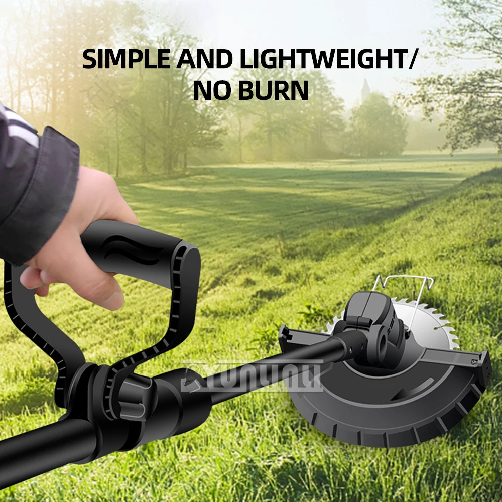 Electric Lawn Mower Cordless Portable Adjustable String Cutter Grass Trimmer Pruning Handheld Garden Power Tools