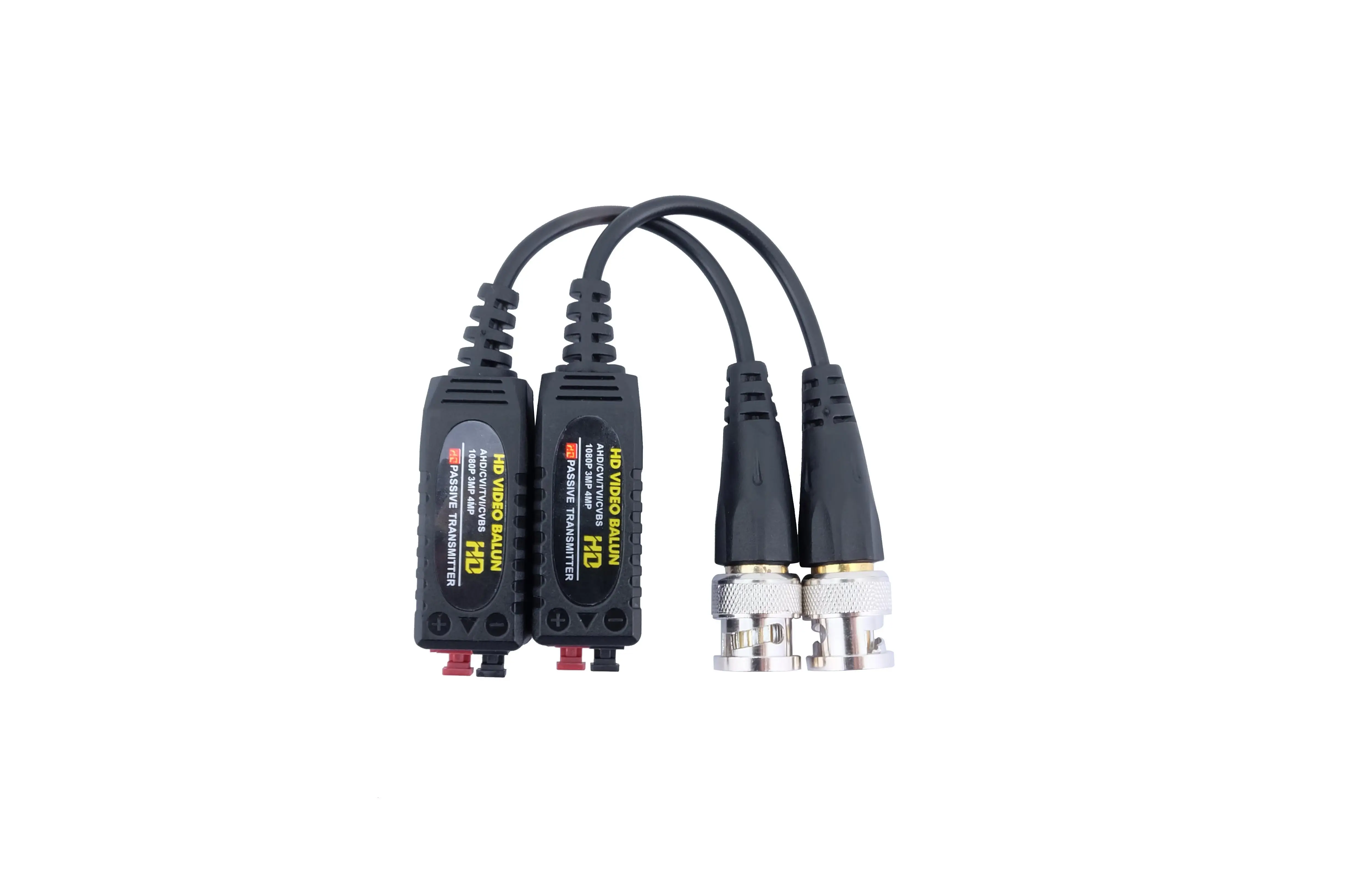 جهاز إرسال واستقبال سلبي عالي الدقة قناة واحدة AHC CVI TVI CVBS 1080p 3MP 4MP فيديو Balun لنقل الفيديو بكاميرا المراقبة