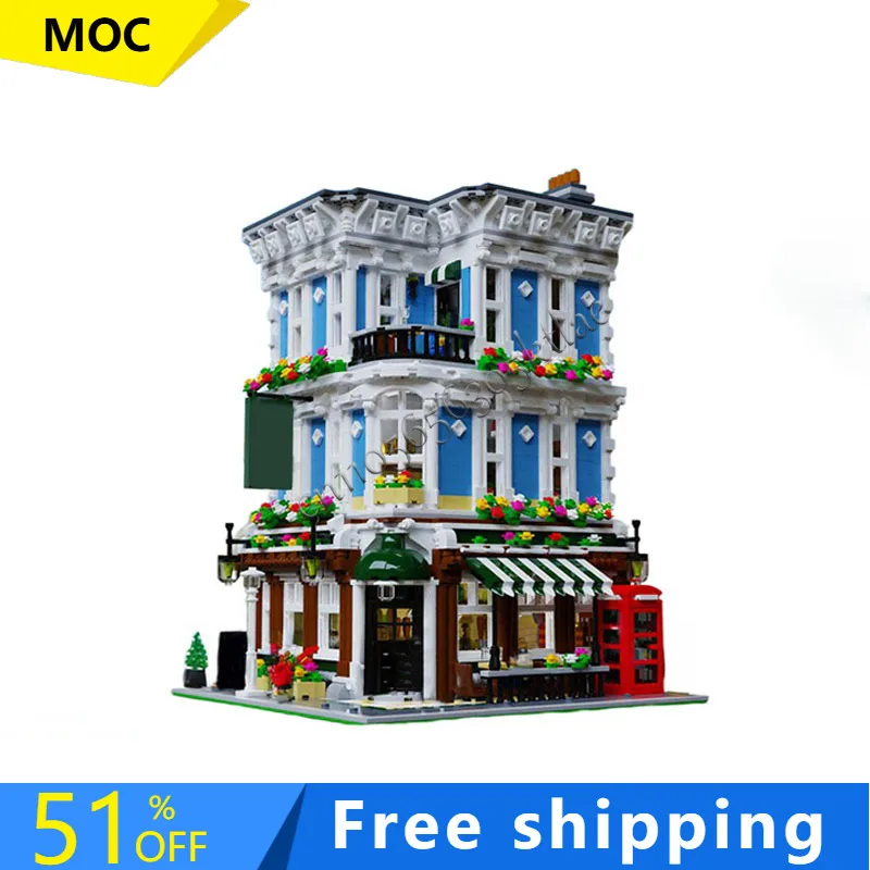 

3409 PCS Modern Tall Storeys Building Block Model Children Puzzle DIY Assembly Building Blocks Birthday Christmas Festival Gift