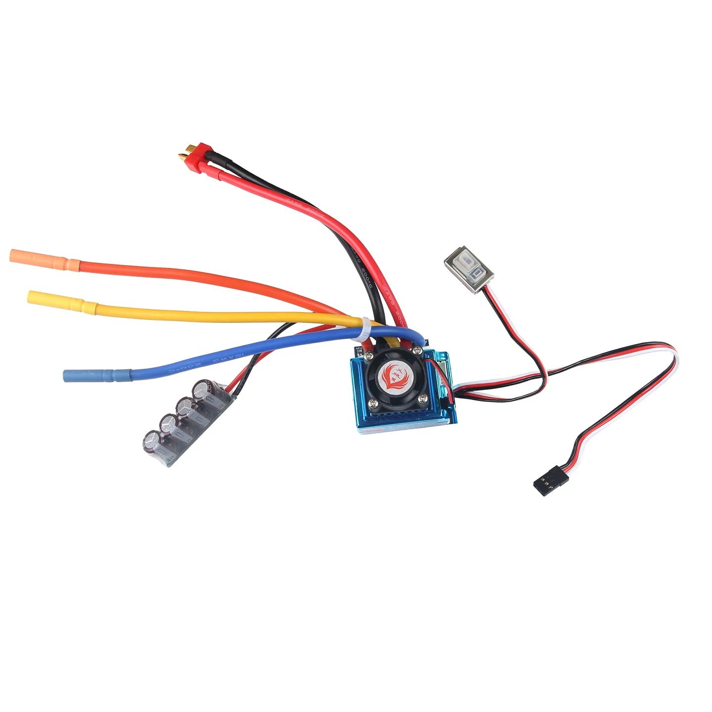 

FATJAY 120A ESC 2-3S двунаправленный сенсорный бесщеточный сверхпрочный электронный регулятор скорости для автомобиля 1:10 обновленный гусеничный автомобиль