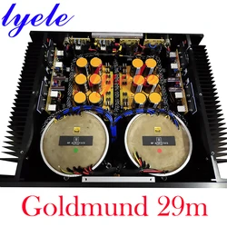 Lyele Audio Goldmund 29m Amplifier 640W Class AB Sound Amplifier Fully Balanced High-End Audio Amp SanKen 1216/2922 Power Amp