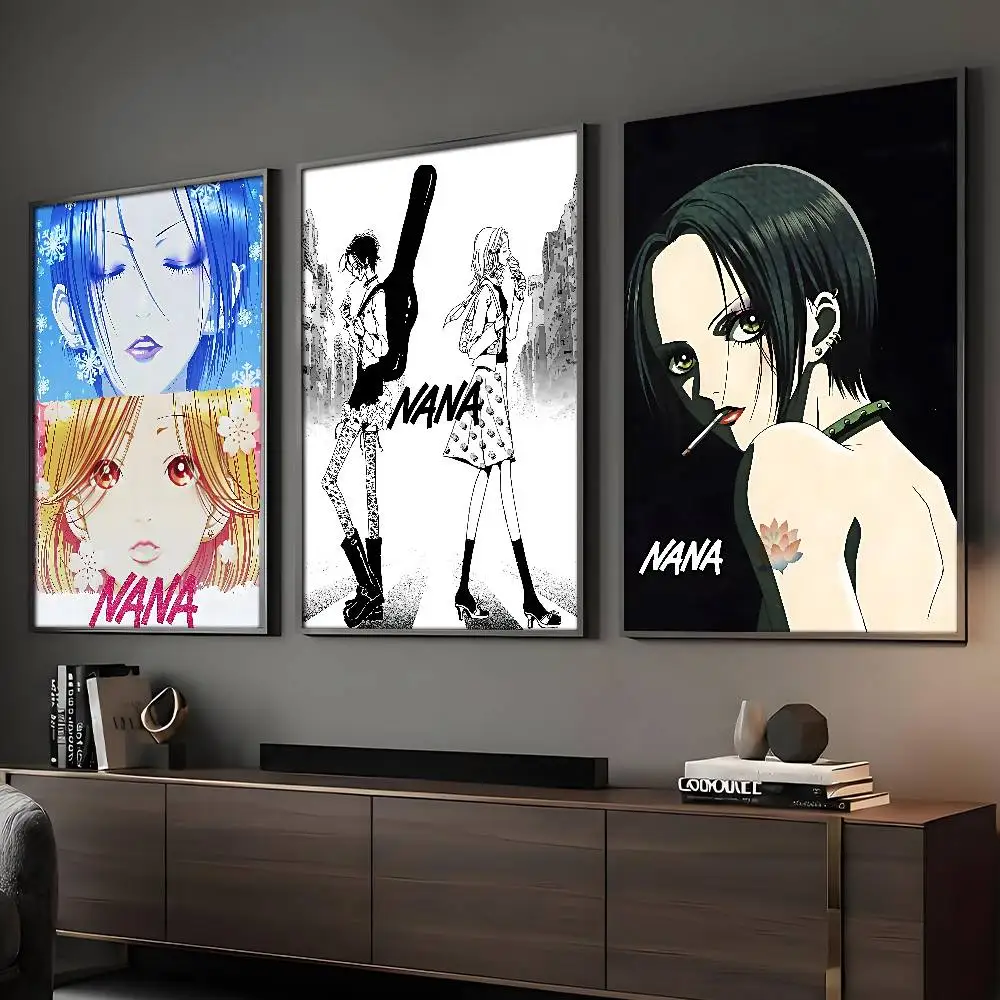 Anime Classic N-NANA Poster HD Art Sticky Wall Wasserdicht Home Wohnzimmer Bar Dekoration