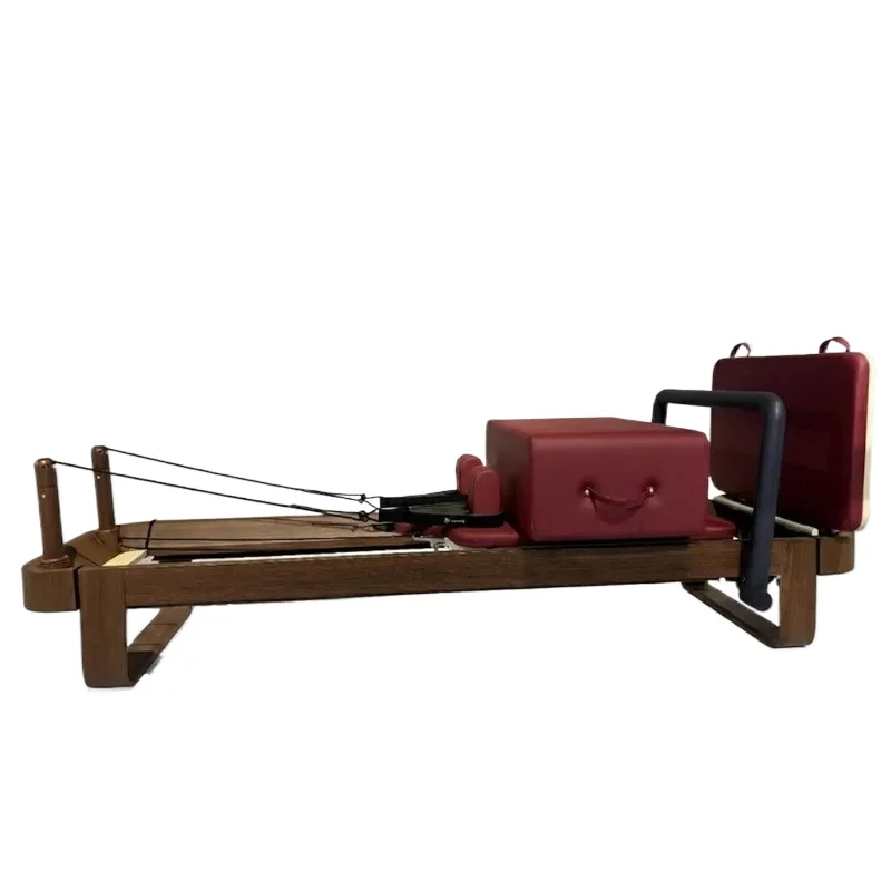 Luxury Commercial Full Track Aluminum Pilates Shape Bed with Automatic Telescopic Rope System, Heavy Duty Solid Leg Frame