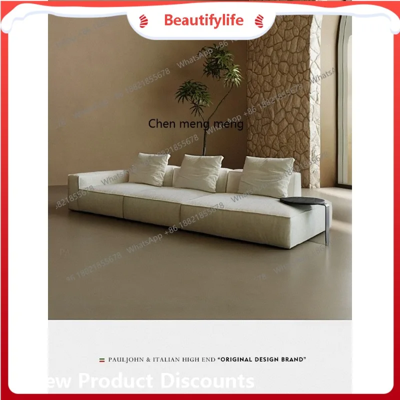 

A38 Угловая комбинация дивана из натуральной льняной ткани, модульный диван, полностью разобранный и стираный тканевый диван