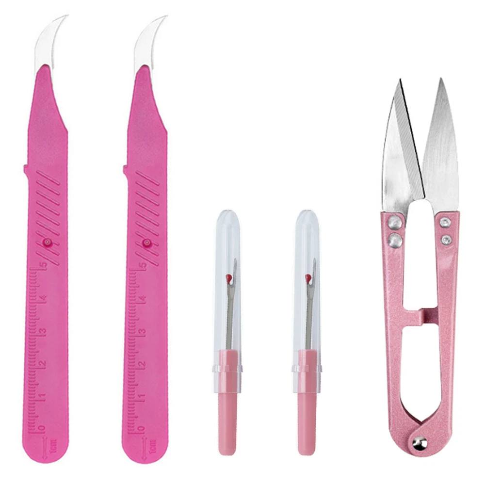 Seam Ripper and Thread Remover Kit Sewing Stitch Cutter Stitch Ripper Tool & Sewing Trimming Scissor Nipper for Thread Remove