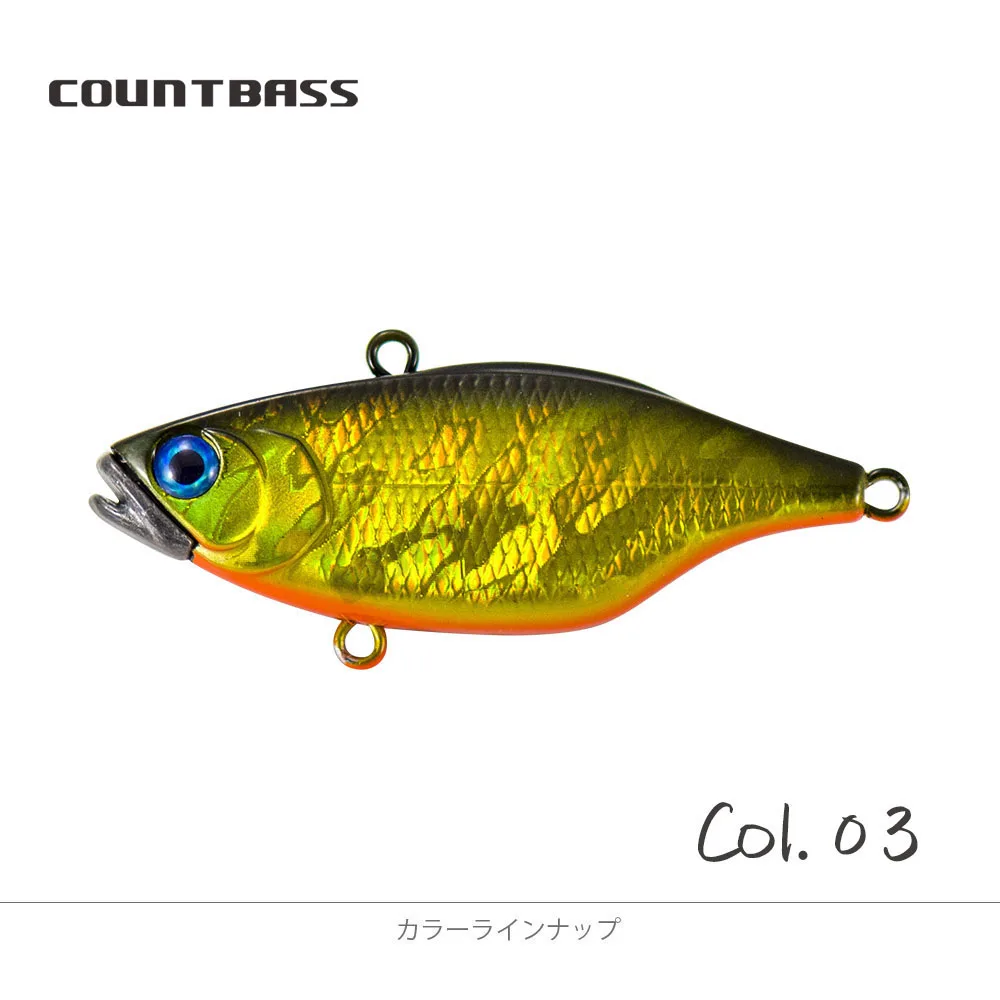 Count bass 60mm 2-1/4 "3/8g 11,7 oz. Vibrations köder Wobbler lipless Kurbel köder Angler Angel köder la peche au leurre Hardbaits – Detail 13