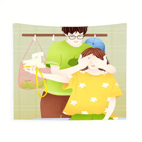 놀라운 순간 기발한 예술 태피스트리 – 달콤한 느낌을 지닌 아늑하고 따뜻하며 매력적인 가정 장식에 딱 맞습니다. 놀라운 순간 기발한 예술 태피스트리 – 달콤한 느낌을 지닌 아늑하고 따뜻하며 매력적인 가정 장식에 딱 맞습니다.