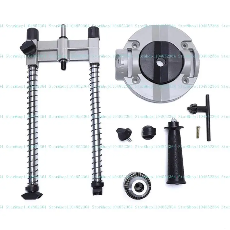 

Drill Holder Stand for Cordless Tool Providing 90 Degree Vertical Positioning and Easy Height Adjustment for DIY Project