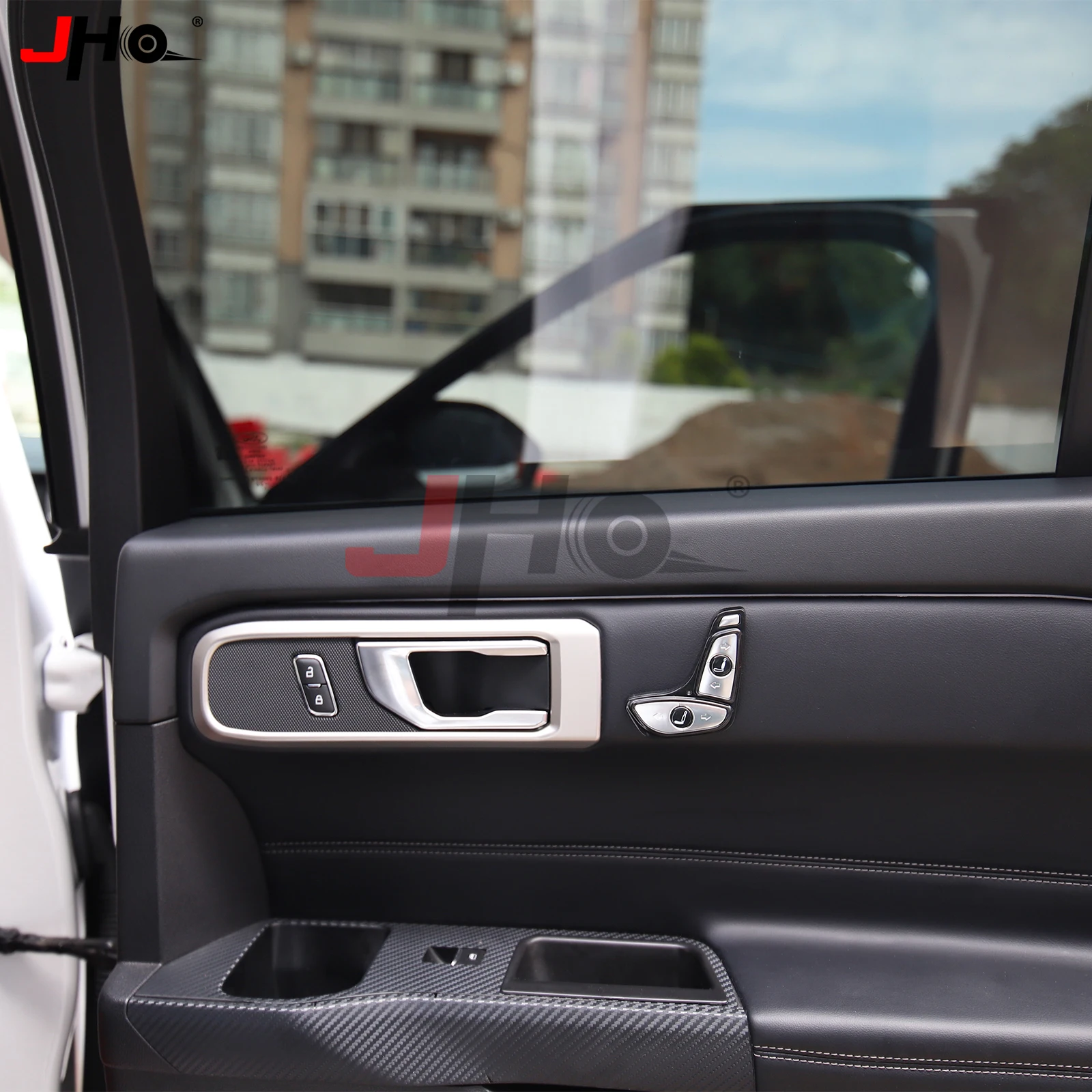 JHO Wireless Passenger Power Seat Remote Switch for Ford Explorer 2020-2022 Rear Seat Legroom Boss Button Adjuster