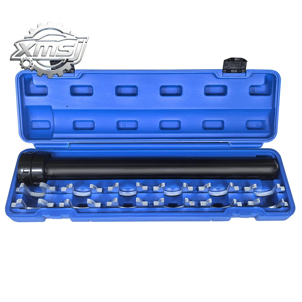 

Juego herramientas para barra acoplamiento interior automotriz con 12 adaptadores pie afgano, herramienta para varil