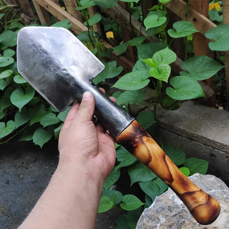 NEW Multi Functional Integrated Manganese Steel Forging Worker Shovel Outdoor Multi-purpose EDC Hand Shovel