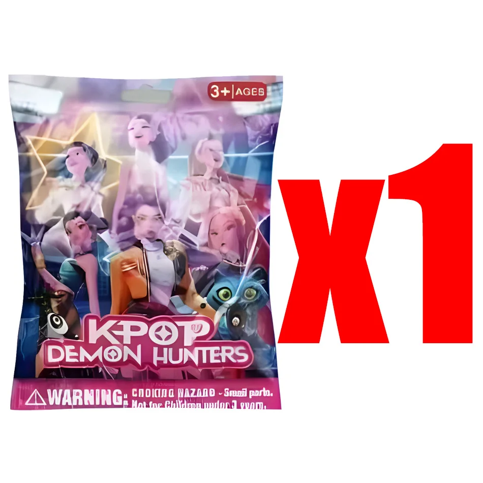 6 szt. Blind Box Anime Demon Hunters Mini Figurki 2025 Kpop Śliczne Figurki z PVC Mystery Box Kolekcjonerska Lalka Model Dekoracyjny
