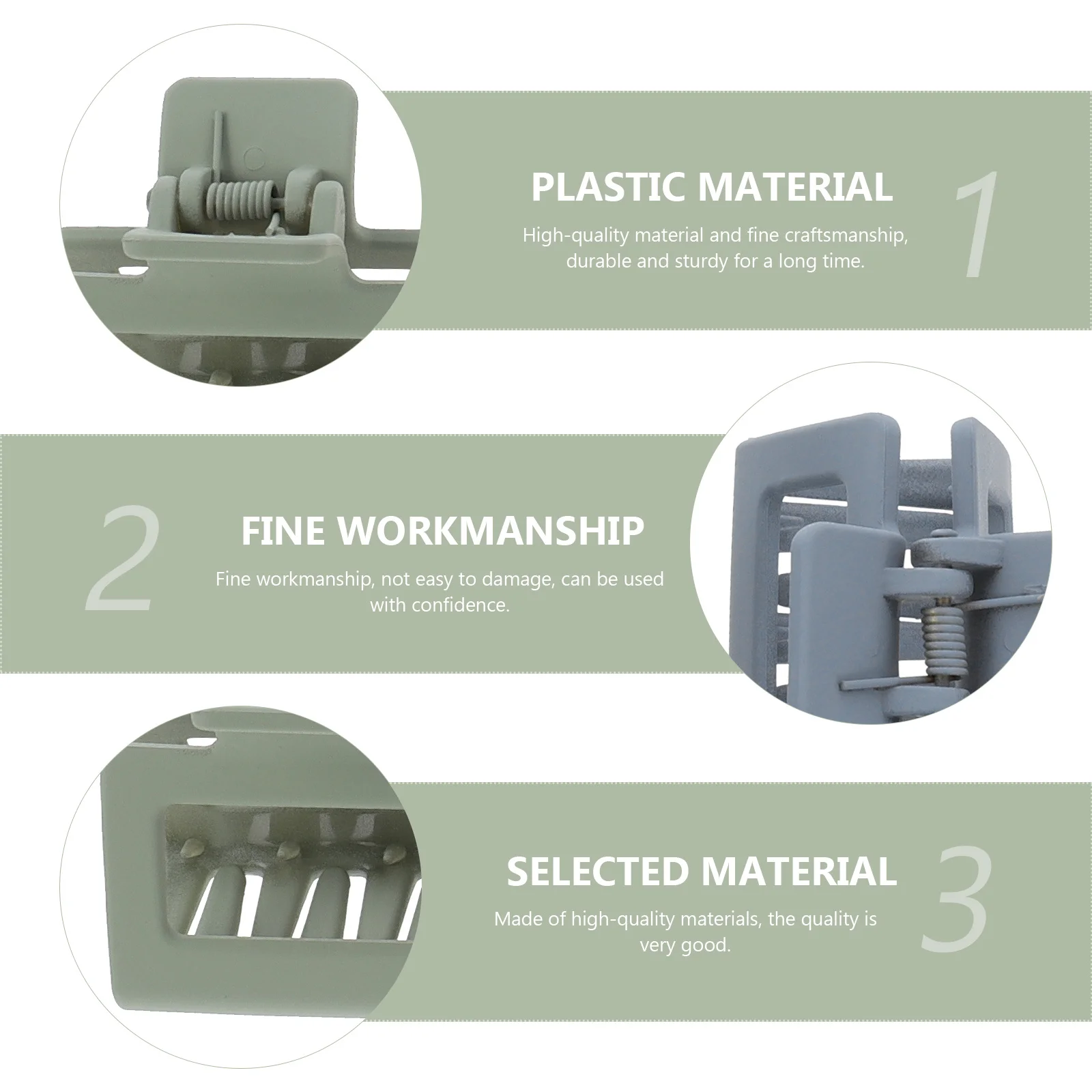 

4Pcs Matte Finish Hair Claw Clips Exquisite Elegant Design for Daily Use Shower Hairpin Party Decoration Large Hair Jaw Barrette