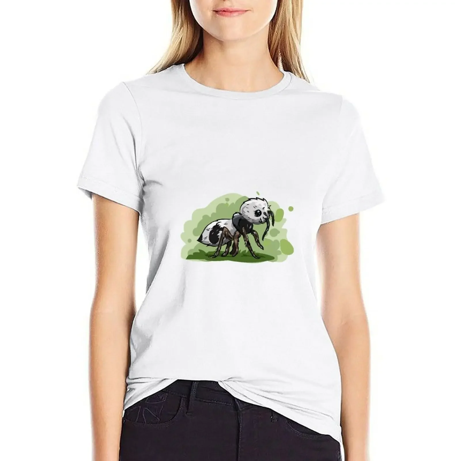 

Panda Ant T-shirt summer tops graphics Female clothing new edition t shirts for Women
