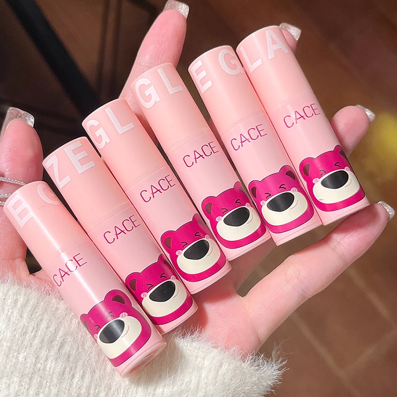 CACE Bear Matte Lip Mud Set, 3 Mini Cute Lip Glosses for Girls, Velvet Finish ,Portable, Perfect Gift for Makeup Lovers image 3