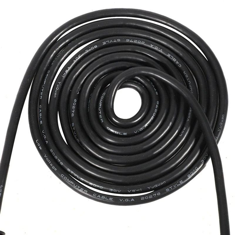 -ESTR 3X HDTV 골드 수-VGA HD-15 수 15핀 어댑터 케이블 6피트 1.8M 1080P