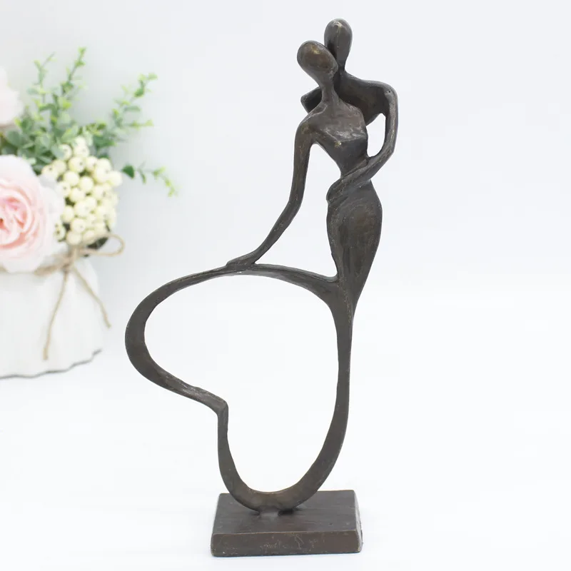 

Cast iron metal arts and crafts lovers place modern abstract living room desktop decoration creative personality souvenir gifts