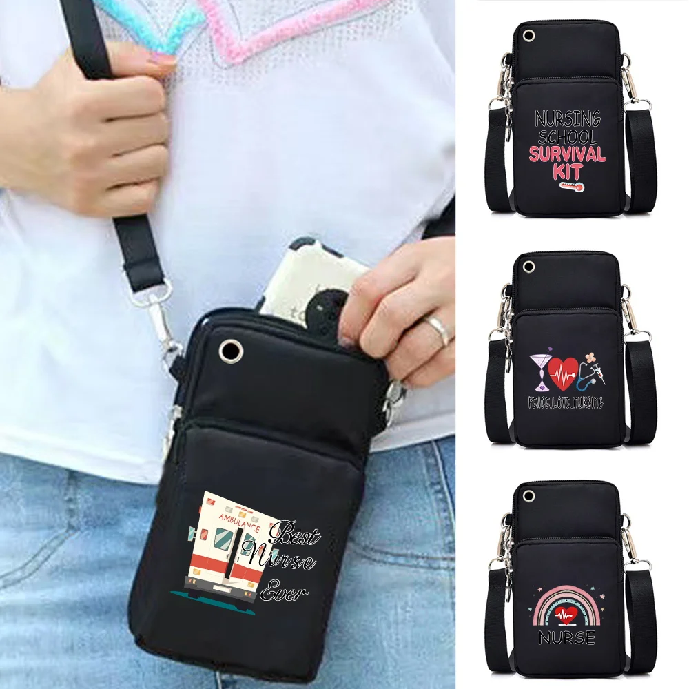 

Waterproof Mobile Phone Bag Case for Iphone 11 X Xs Max 8 7 6s Plus Huawei Xiaomi Nurse Series Theme Organizer Cell Phone Pouch