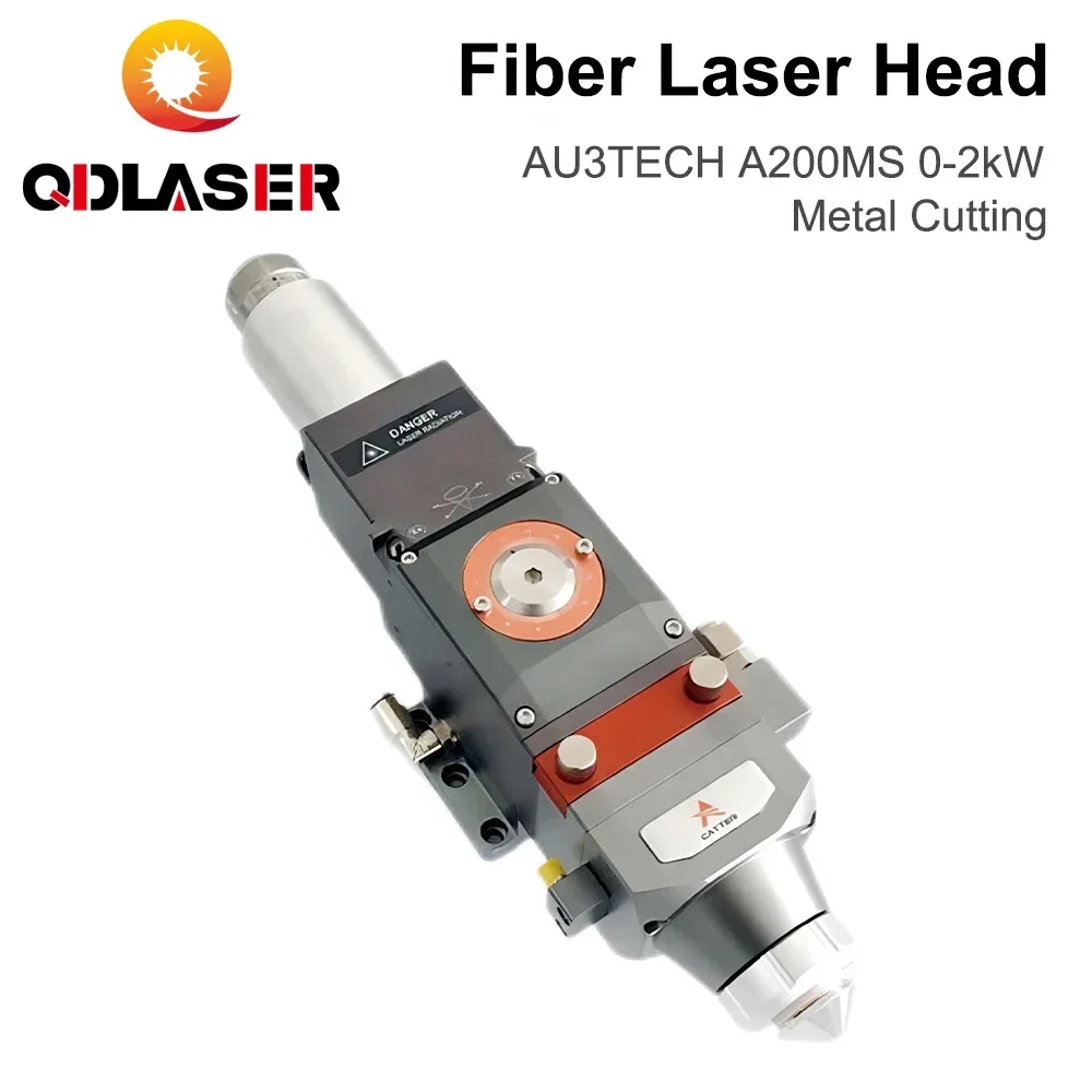 

QDLASER Metal Fiber Cutting Head AU3TECH A200MS 0-2kW Automatic Focusing QBH For laser fiber cutting machines