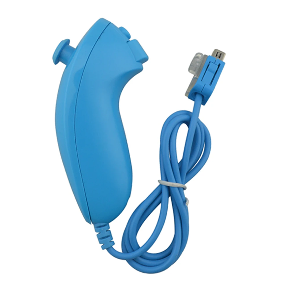 

10 шт., проводной игровой контроллер Nunchuck для игровой консоли Wii
