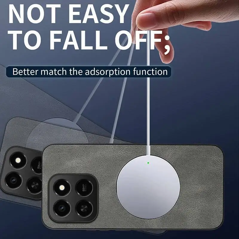 حافظة لهاتف Honor 400 Smart x7D 5G 4G Magsafe مغناطيسية فاخرة غير لامعة درع مقاوم للصدمات غطاء بسيط لهاتف Honor X7d Shell Bumper Funda