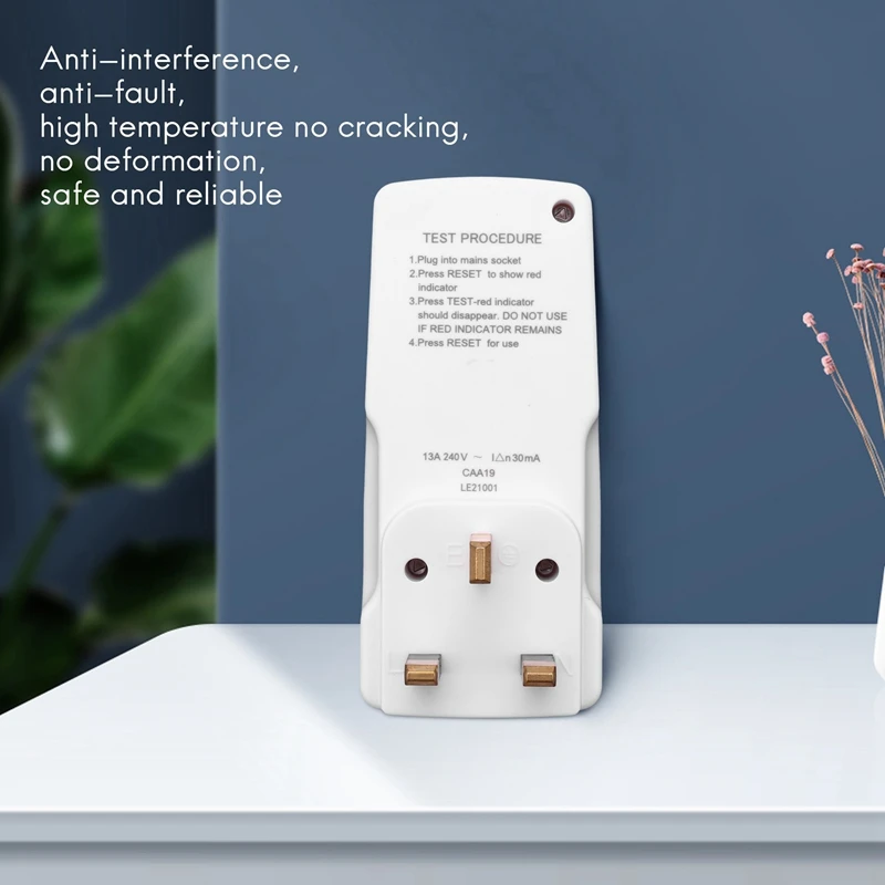 Gfci漏れ保護プラグ、rcdソケット、ホームサーキットブレーカー、パワートリップカットアウト、英国プラグ、13a