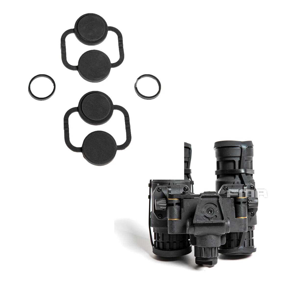 Lens Rubber Cover Night Vision Goggles Lens Caps Protective Pad For PVS31