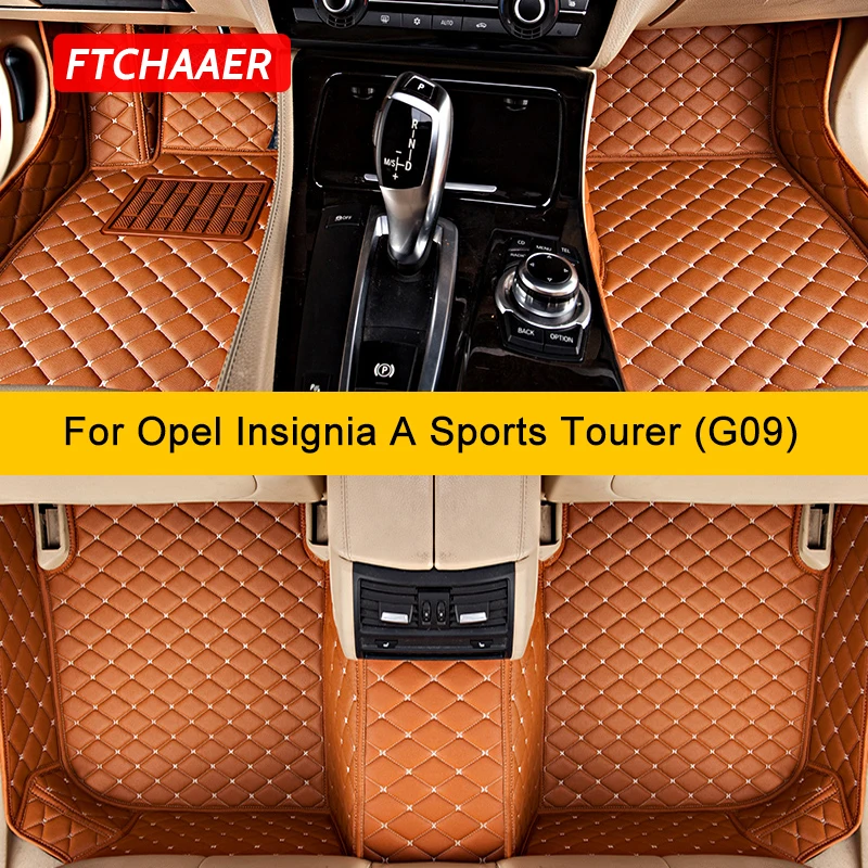 FTCHAAER Custom Car Floor Mats For Opel Insignia A Sports Tourer (G09) Auto Carpets Foot Coche Accessorie