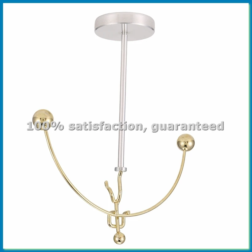Steel Physics Toy Art Balance Toy Balancing Decompressive Science Psychology Office Toy for Desk Decor Gold-SPMI