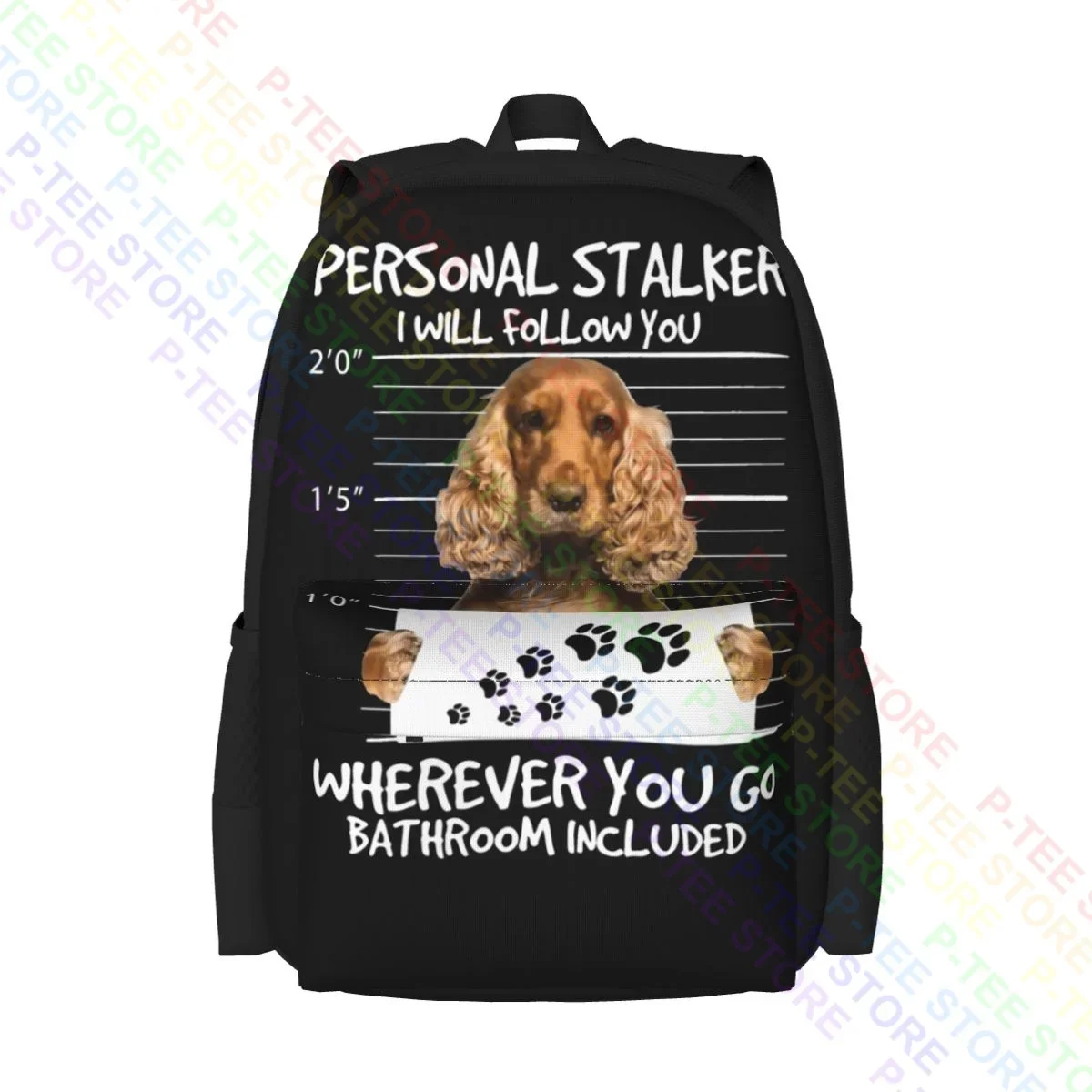 Funny Cocker Spaniel Owner Large Capacity Backpack Fashion New Style Storage Bag School Sport Bag