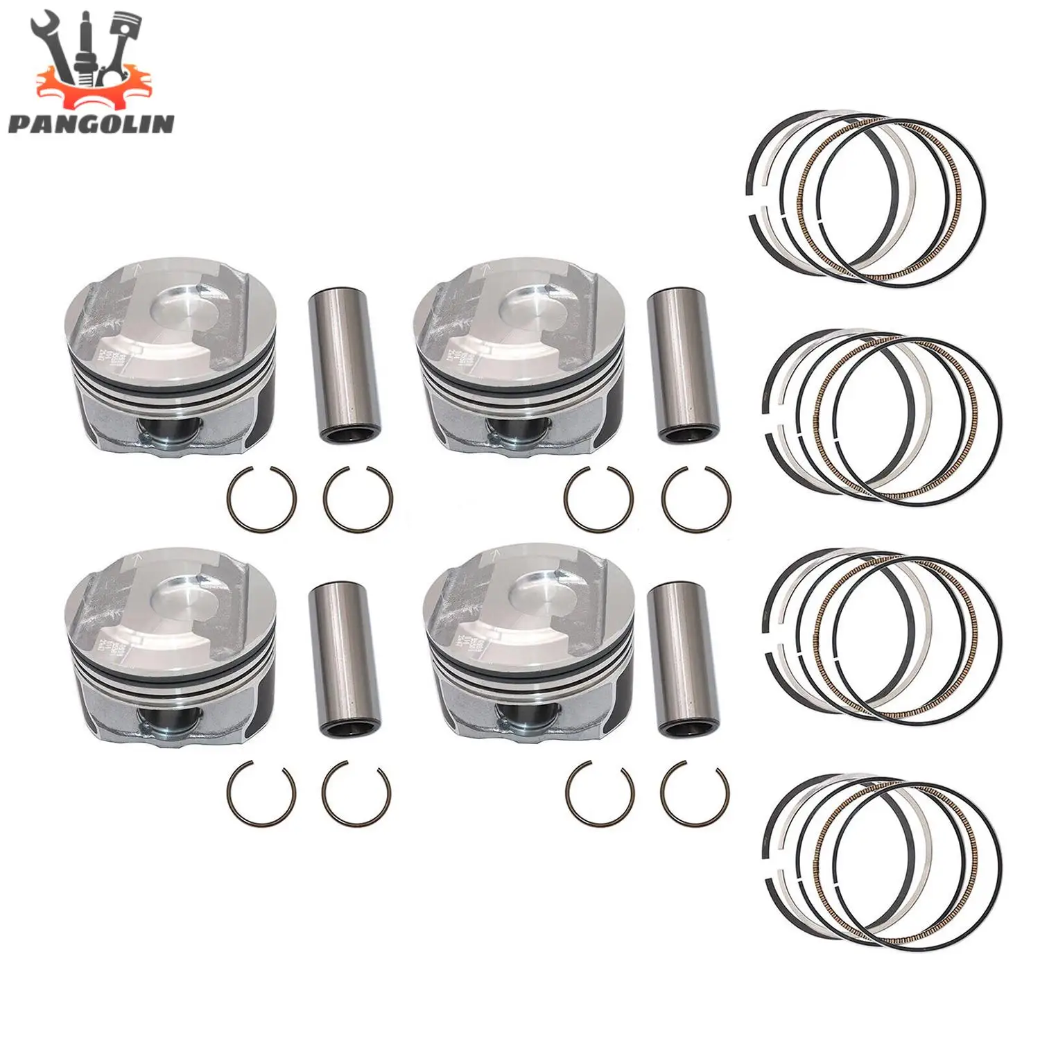 4pcs Pistons & Rings Kit for Buick GL8 ES Cadillac ATS XT5 Chevrolet 19180831 12652809 12569638 89018107 12683808 Sapre Parts