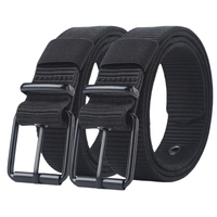 Men's Belt Porous Canvas Pin Buckle Leather Belt Outdoor Sports Belt Women's Trendy Eyelet Belt With Jeans Belt For Men Women