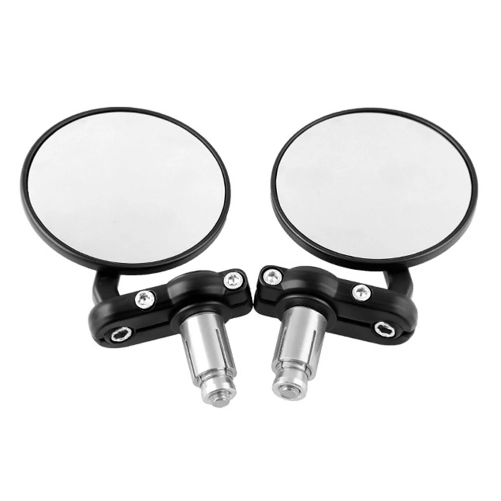 

Motorcycle CNC Aluminum Rotate Round 7/8 Inch Handle Bar End Side Rearview Mirrors For Motorcycle