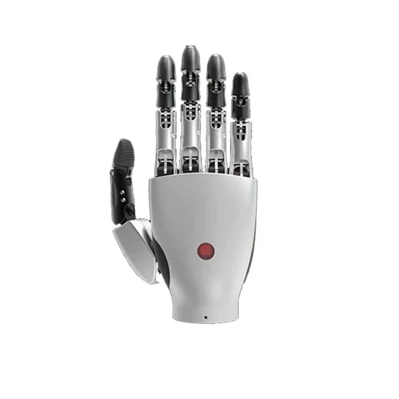 Robotic arm with control system, five-finger bionic robot hand