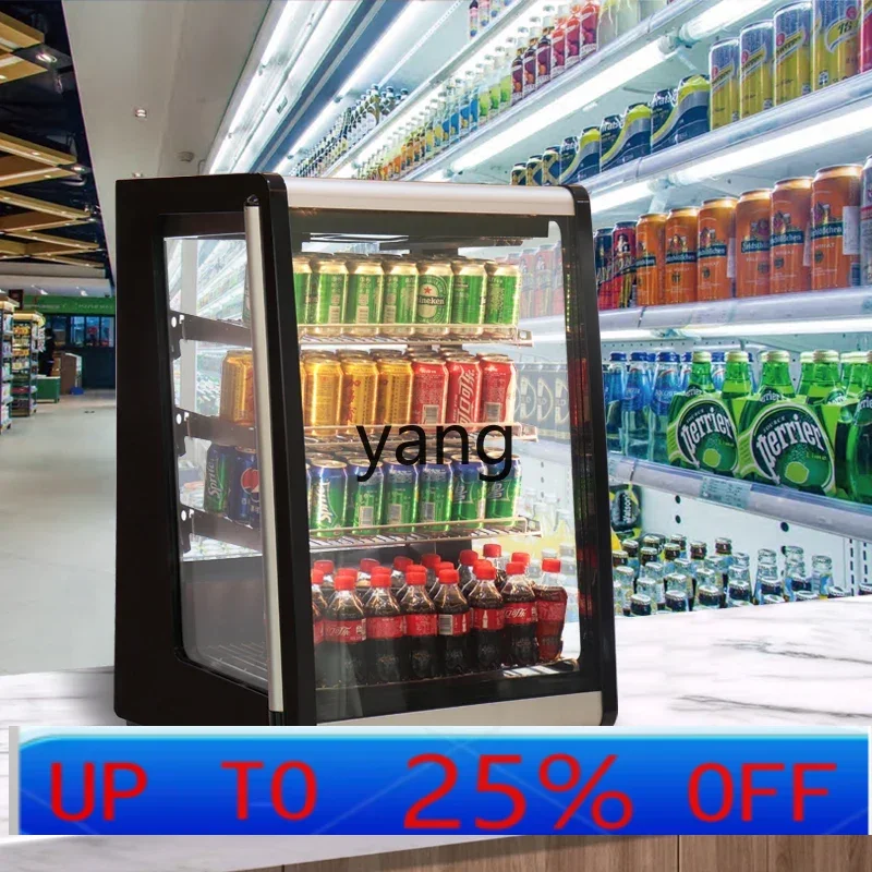 LTT Countertop Display Cabinet Convenience Store Refrigerated and Frost-free Beverage Cake Fried Products Freezer