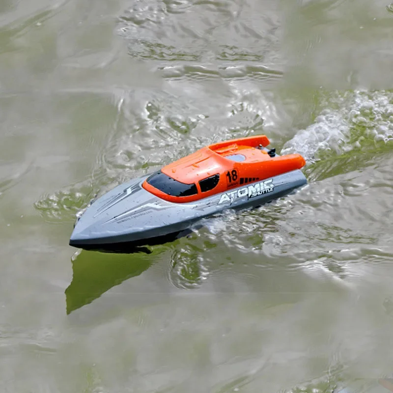 RC Speedboat 2.4G Racing Boat Model Toy Gift Finished Ship Model Circulating Water-cooled Remote Control High-speed Yacht