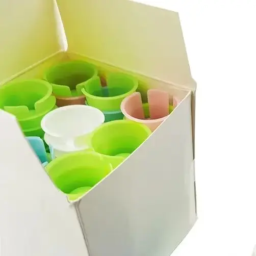 

100pcs/lot Dental Disposable Dappen Dishes Multifunctional Mixing Bowl Cup Mixed Color Dentistry Lab Supplies