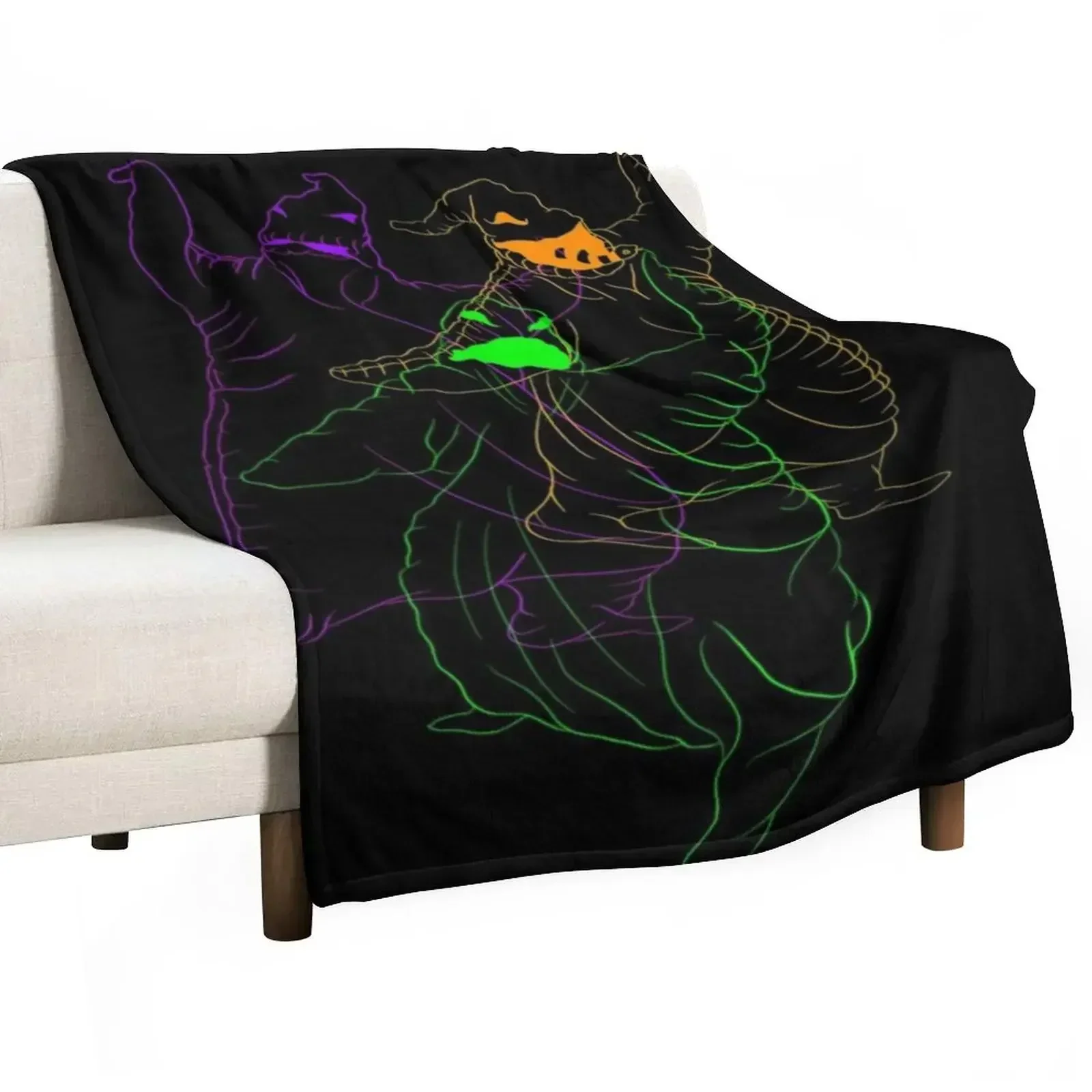 Oogie Boogie Throw Blanket Extra Large Throw blankets ands Bed Sofa Blankets