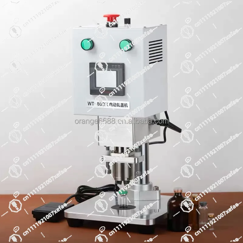 13mm 15mm 20mm Pneumatic Aluminum Metal Bottle Mouth Sealing Machine Glass Bottle Capping and Sealing Machine Semi-Automatic