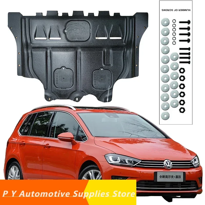 

For VW Golf Plus 2016-2020 1.4T 1.6L Under Engine Guard Splash Shield Mud Fender Cover Plate Fender Mudguard Protector Alloy