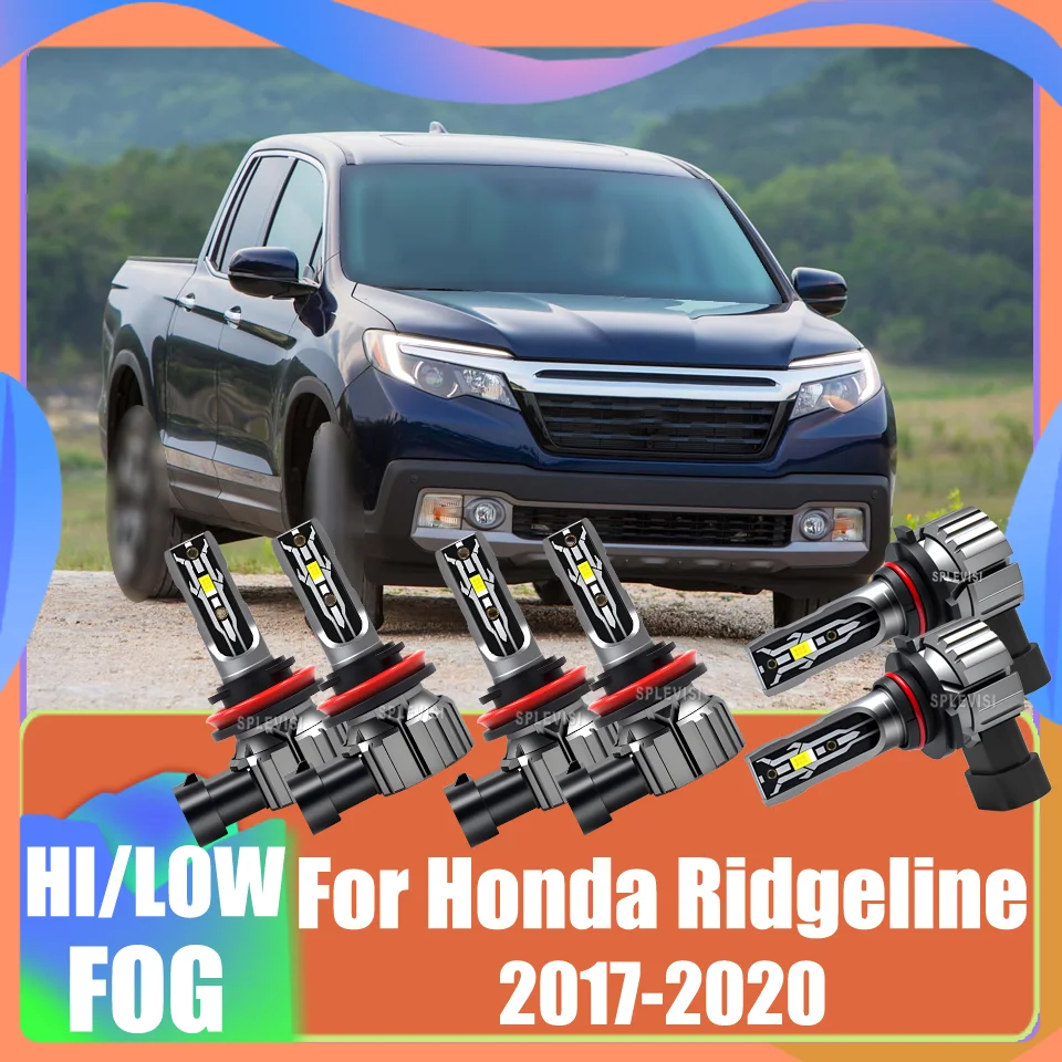

IP68 Waterproof 9005 H11 12V High Low Beam Foglight Bulbs Fanless 2 Years Warranty For Honda Ridgeline 2017 2018 2019 2020