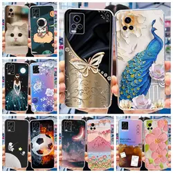 For Vivo V20 Case V2025 V2024 New Fashion Painted Cover Clear Silicone Soft TPU Phone Case For Vivo V20 2021 V 20 VivoV20 Bumper