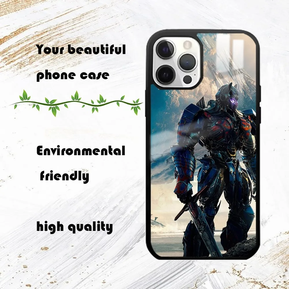 Autobot T-Transformers Phone Case For iPhone 16 15 14 13 12 11 Pro Max Plus Mini PC Fashion mirror phone case