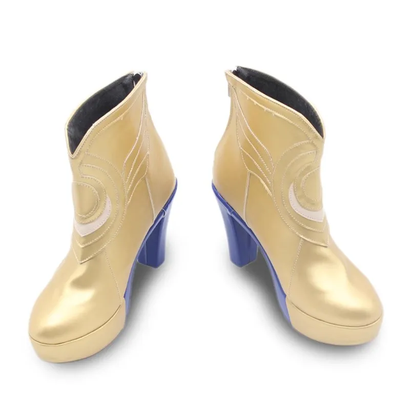 Game Cipher Cosplay Schoenen Vrouwen Party Honkai Star Rail Cosplay Schoenen Cifera PU Lederen Laars Meisje voor Party Halloween Casual