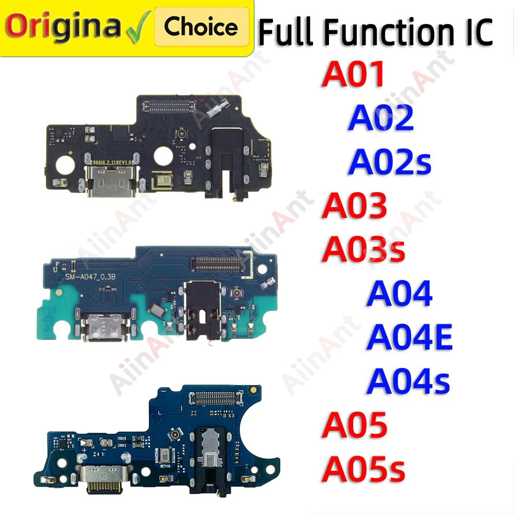 Dock USB Charger Board Port Connector Charging Flex Cable For Samsung Galaxy A06 A05 A01 A02 A03 A04 A04s A03s US EU 4G 5G